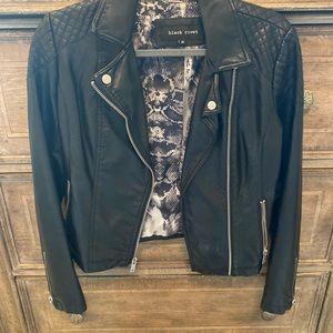 Black revit leather jacket
